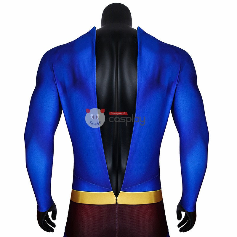 Clark Kent Return Blue Jumpsuit Steel Man Return Cosplay Costume